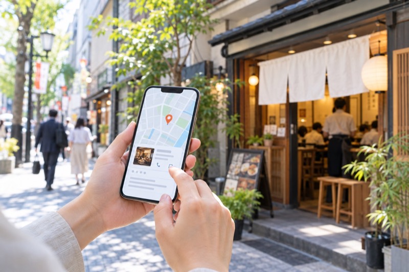マップの情報を、最新に。の説明図